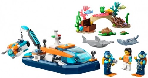 LEGO City 60377 Explorer Diving Boat Конструктор image 2