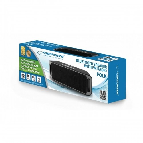 Портативный Bluetooth-динамик Esperanza EP126KE Чёрный Серый 6 W image 2