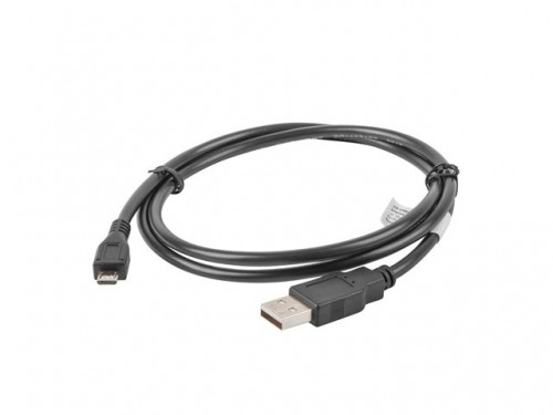 Lanberg CA-USBM-10CC-0010-BK USB cable 1 m USB 2.0 Micro-USB B USB A Black image 2