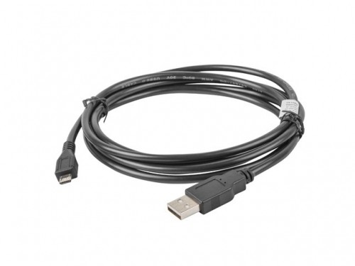 Lanberg CA-USBM-10CC-0018-BK USB cable 1.8 m USB 2.0 Micro-USB B USB A Black image 2