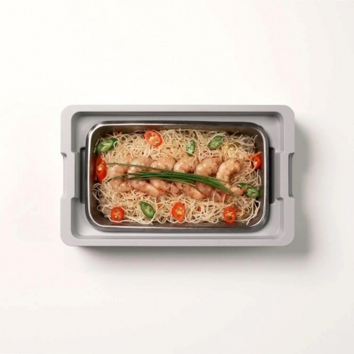 Lunch container STEAMBOX for the self-heating lunchbox Grey, Silver image 2