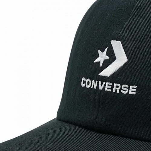 Sporta Cepure Converse Lock Up  Melns Daudzkrāsains Viens izmērs image 2