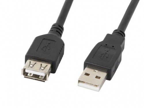 Lanberg CA-USBE-10CC-0030-BK USB cable 3 m USB 2.0 USB A Black image 2