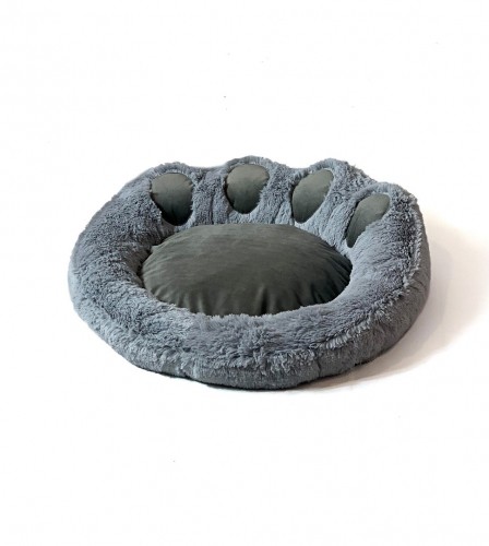 GO GIFT Dog and cat bed XL - grey - 75x75 cm image 2