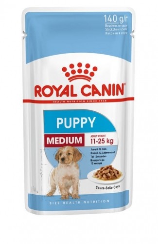 ROYAL CANIN SHN Medium Puppy in sauce  - wet puppy food - 10x140g image 2