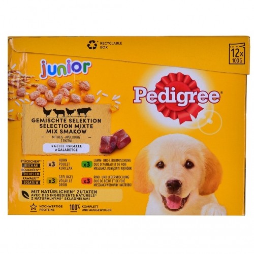 PEDIGREE Junior Selection Mix - Wet dog food - 12x100 g image 2