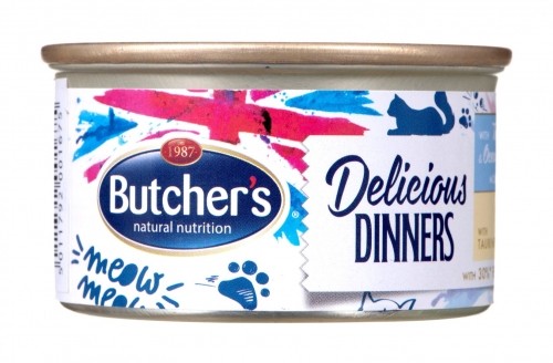 BUTCHER'S CLASSIC DELICIOUS DINNERS Wet cat food Mousse Tuna and marine fish 85 g image 2