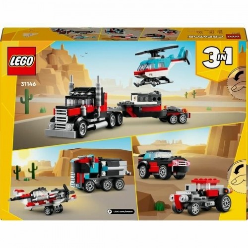 Playset Lego 31146 Creator Platform Truck with Helicopter 270 Предметы image 2