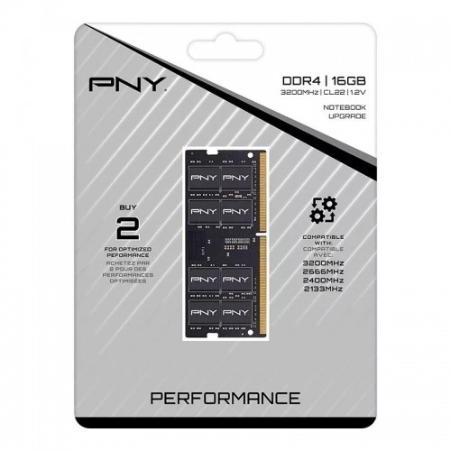 Pny Technologies Computer memory PNY MN16GSD43200-SI RAM module 16GB DDR4 SODIMM 3200MHZ image 2