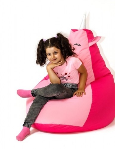Go Gift Sako bag pouf Unicorn pink-light pink L 105 x 80 cm image 2