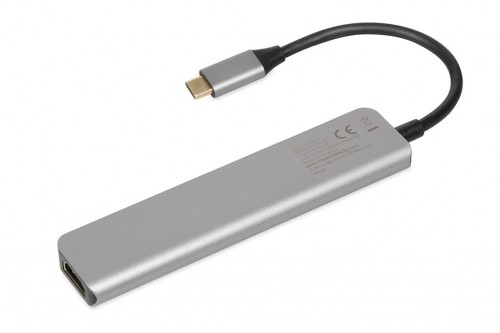 iBox IUH3SL4K notebook dock/port replicator USB 3.2 Gen 1 (3.1 Gen 1) Type-C Power Delivery 100W Silver image 2