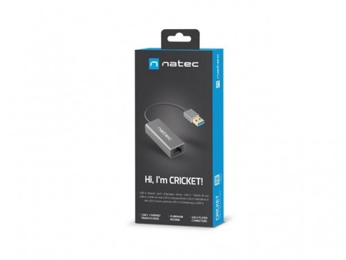 NATEC NETWORK CARD CRICKET USB 3.0 1X RJ45 image 2
