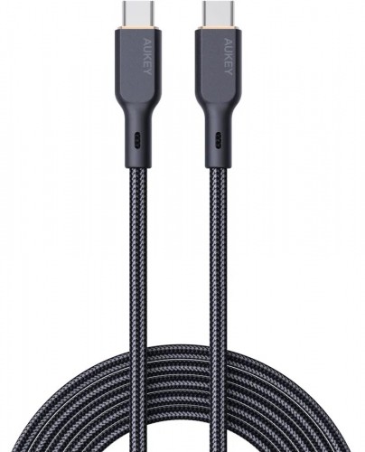 AUKEY CB-KCC102 USB-C Type-C Power Delivery PD 100W 5A 1.8m Kevlar Black image 2
