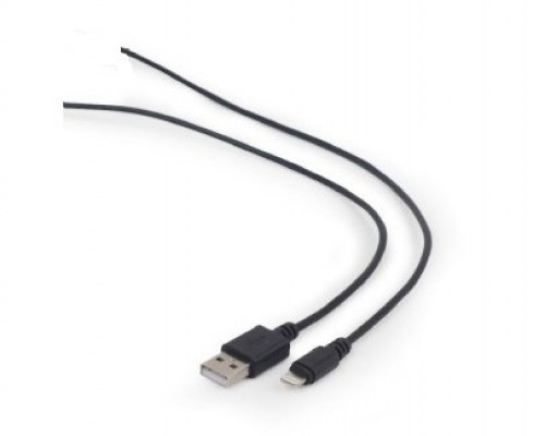 Gembird CC-USB2-AMLM-1M lightning cable Black image 2