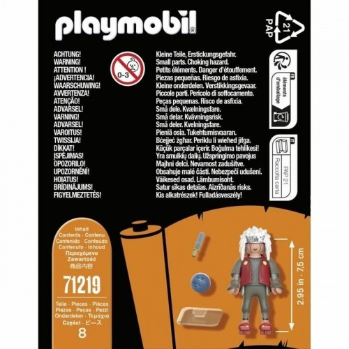 Playset Playmobil Naruto Shippuden - Jiraiya 71219 8 Предметы image 2