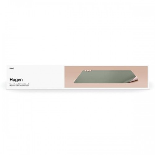 UNIQ Hagen dwustronna magnetyczna podkładka na biurko różowo-zielony|blush pink-mist green image 2