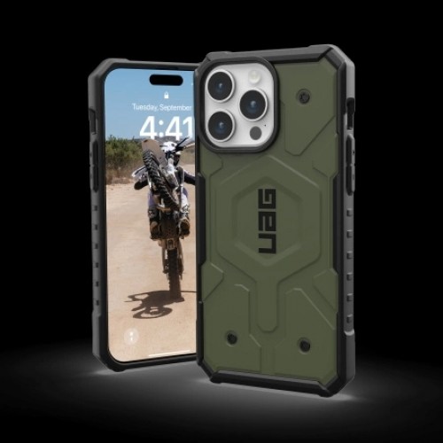UAG Pathfinder Magsafe - protective case for iPhone 15 Pro Max (olive) image 2