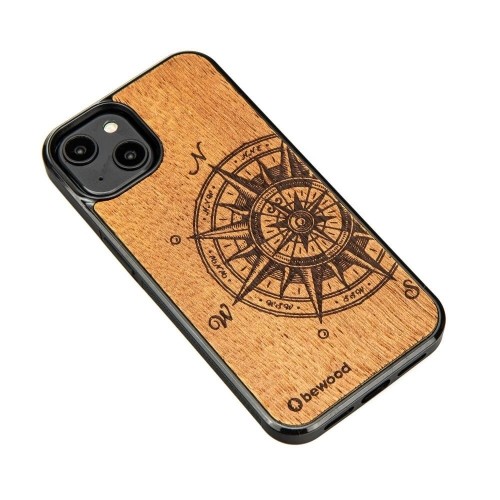 Bewood Traveler Merbau wooden case for iPhone 15 Plus image 2