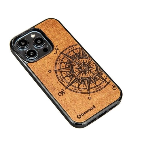 Bewood Traveler Merbau wooden case for iPhone 15 Pro image 2