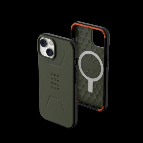 UAG Civilian - protective case for iPhone 14 Plus compatible with MagSafe (olive) image 2