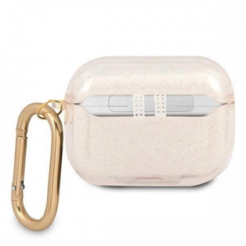 Guess GUAPUCG4GD AirPods Pro cover gold|gold Glitter Collection image 2