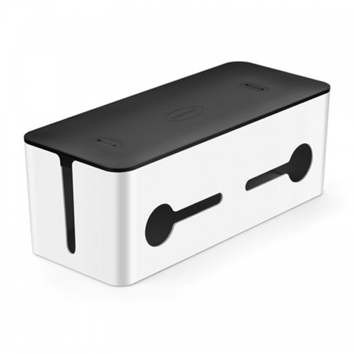 Ugreen cable organizer box box for slats L 42.5x17.5x15.5cm black and white (LP110) image 2