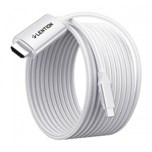 Lention USB-C to 4K60Hz HDMI cable, 3m (silver) image 2