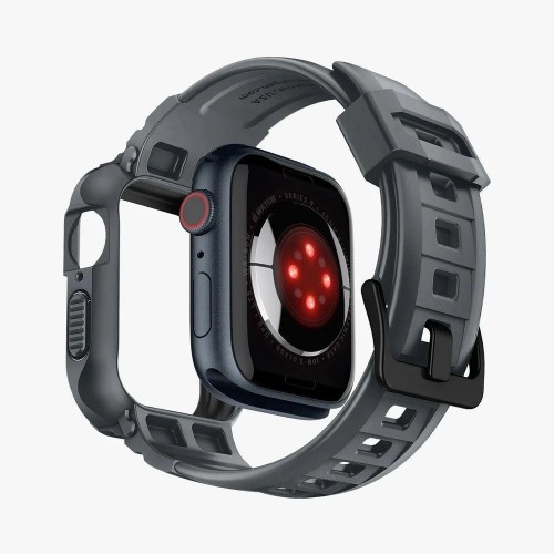 Spigen Rugged Armor Pro Case for Apple Watch 4 | 5 | 6 | 7 | 8 | 9 | SE (44 | 45 mm) - Dark Gray image 2