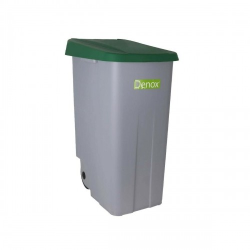 Atkritumu Tvertne ar Riteņiem Denox 110 L Zaļš 58 x 41 x 89 cm (2 gb.) image 2