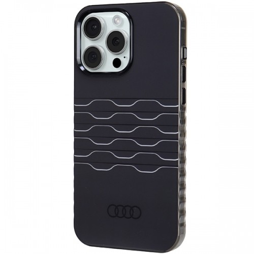 Audi IML MagSafe Case iPhone 15 Pro Max 6.7" czarny|black hardcase AU-IMLMIP15PM-A6|D3-BK image 2