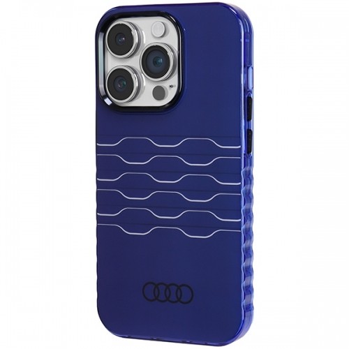 Audi IML MagSafe Case iPhone 14 Pro 6.1" niebieski|navy blue hardcase AU-IMLMIP14P-A6|D3-BE image 2
