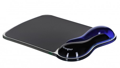 Kensington Duo Gel Mouse Pad with Integrated Wrist Support - Blue/Smoke image 2