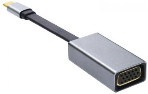Platinet Multimedia Adapter Type-C  to VGA (1080P*60Hz) Adapteris Melns image 2