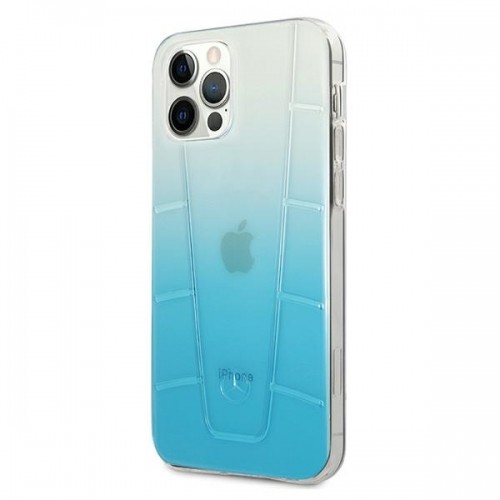 Mercedes MEHCP12MCLGBL iPhone 12|12 Pro 6,1" niebieski|blue hardcase Transparent Line image 2