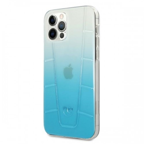 Mercedes MEHCP12LCLGBL iPhone 12 Pro Max 6,7" niebieski|blue hardcase Transparent Line image 2