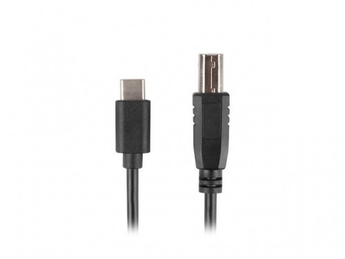 Lanberg CA-USBA-13CC-0018-BK cable 1.8 m USB 2.0 USB C USB B Black image 2