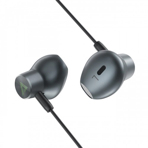 Acefast L1 in-ear headphones with 1.2 m Lightning connector - black image 2