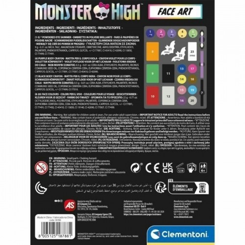 Детский набор для макияжа Clementoni Monster High Fashion Designer Разноцветный image 2