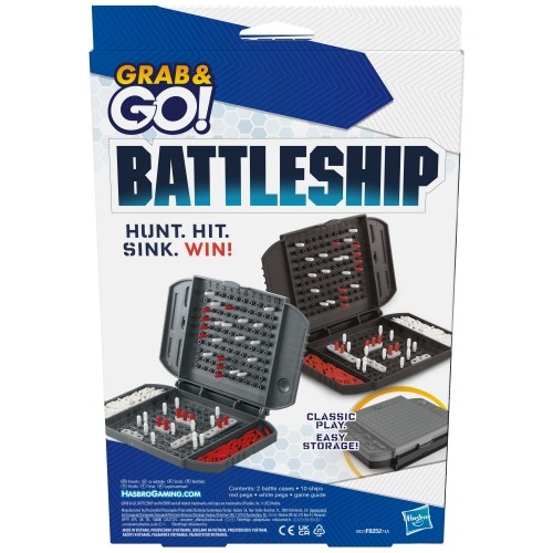 Hasbro Gaming BATTLESHIP Дорожная версия Grab&Go image 2