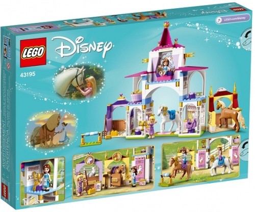 LEGO 43195 Belle and Rapunzel's Royal Stables Konstruktors image 2