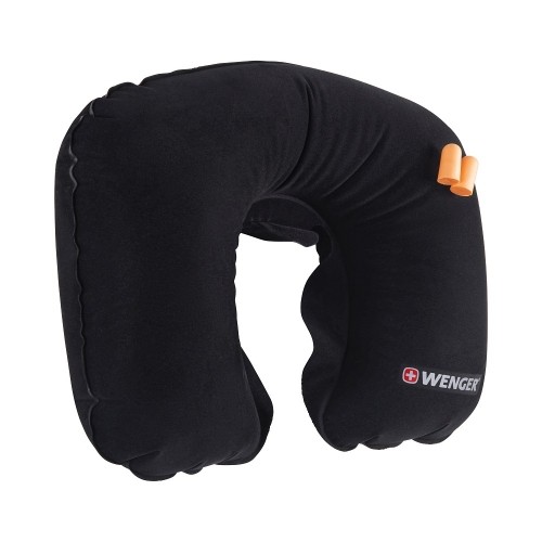 WENGER INFLATABLE NECKTRAVEL PILLOW WITH EARPLUGS image 2