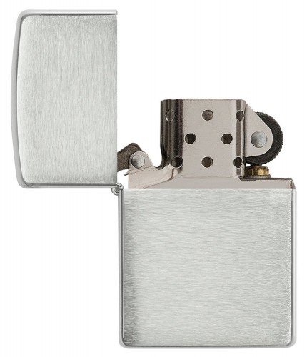 Zippo Lighter 13 Brushed Sterling Silver image 2