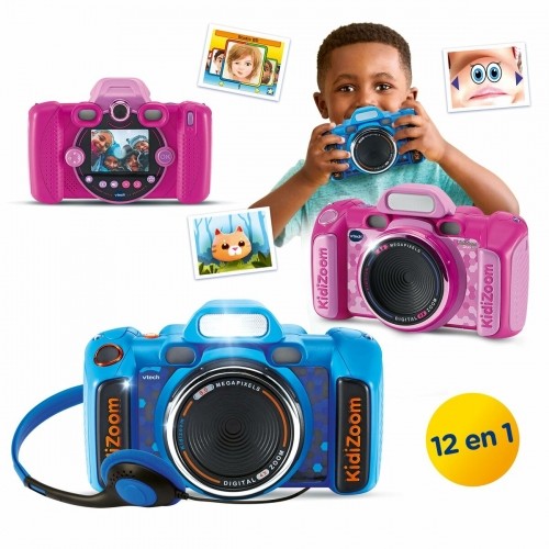 Rotaļlietu kamera bērniem Vtech Kidizoom Duo DX Zils image 2