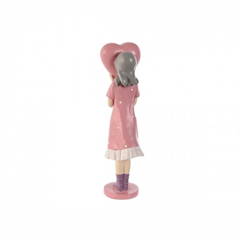 Dekoratīvās figūriņas Home ESPRIT Rozā Malvas krāsa chica 10 x 8,5 x 31 cm image 2