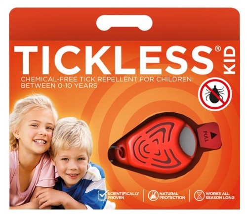 Odstraszacz kleszczy dla dzieci TickLess Kid orange image 2