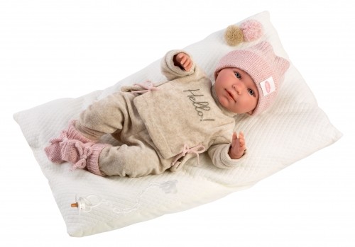 Llorens Кукла младенец Мими 42 см (одеяло, с соской, мягкое тело) Испания LL17420 image 2