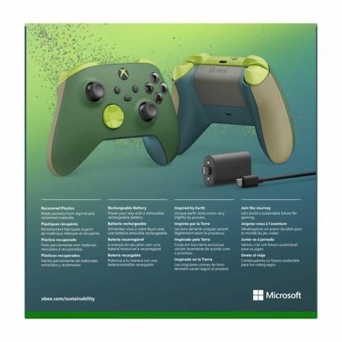 Беспроводный игровой пульт Microsoft Зеленый image 2
