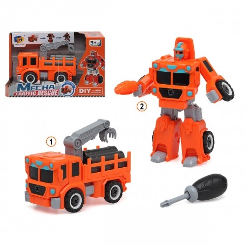 Bigbuy Fun Transformējams Super Robots Oranžs image 2