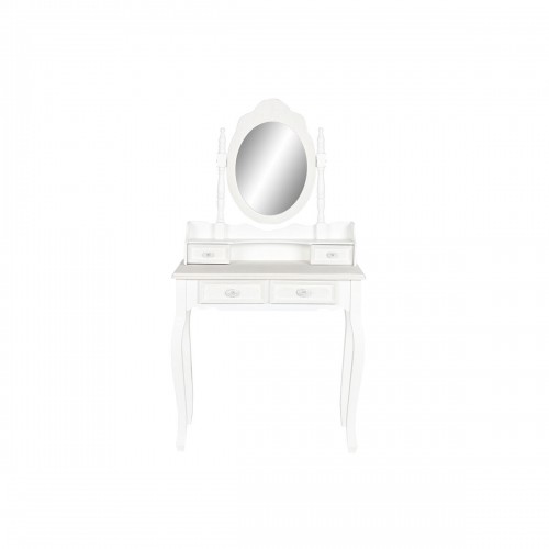 Туалетный столик Home ESPRIT Белый ABS Зеркало Деревянный MDF 75 x 42 x 140 cm image 2