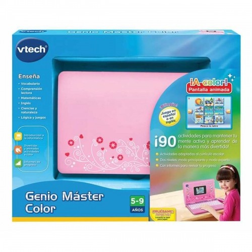Toy computer Vtech Genio Master Color ES-EN 18 x 27 x 4 cm Розовый image 2